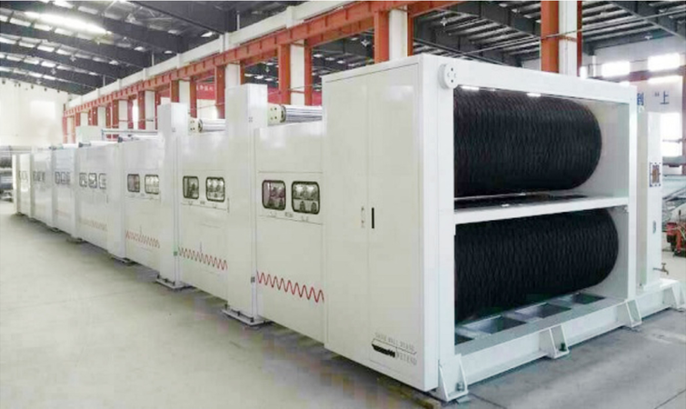Paperboard forming - paperboard cooling section