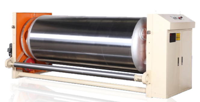 Face paper and core paper preheating cylinder
